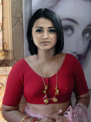 Small Boobs Trisha in Blouse without saree, NudeDesiActress.pics