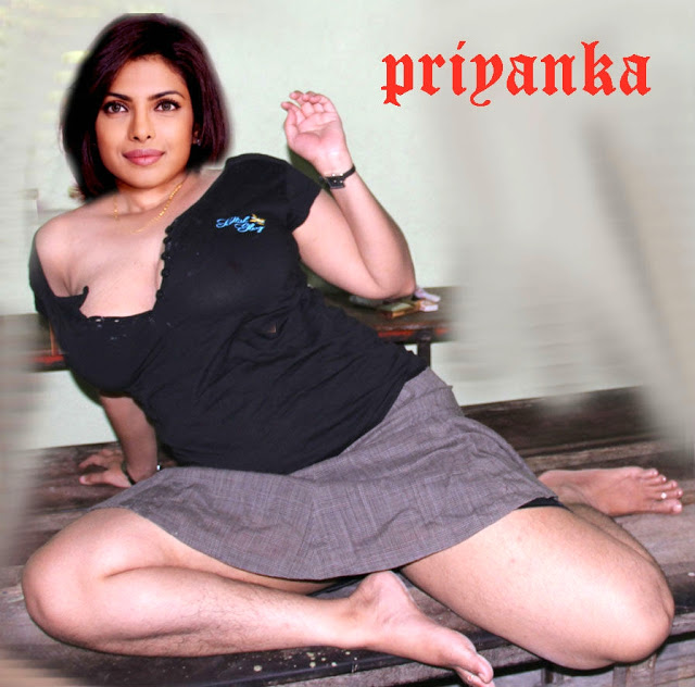 Busty Priyanka Chopra nude cleavage pic, NudeDesiActress.pics