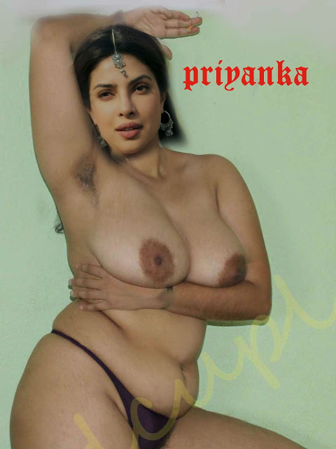 Busty desi Priyanka Chopra nude hairy armpit pic