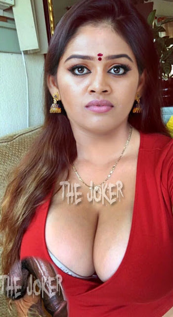 Rachitha Mahalakshmi Nude cleavage vijay tv big boobs actress