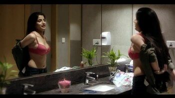 Hot bra Aasheema Vardhan Dress Change Scene from DEV DD, NudeDesiActress.pics