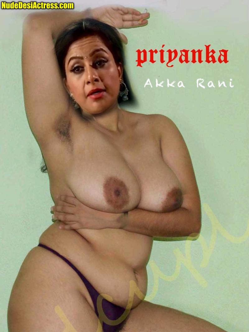 Serial Actress Rani big boobs in black panties