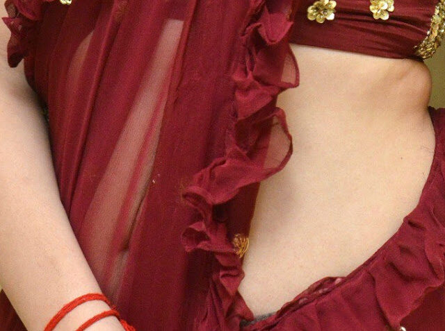 Diksha Panth nude milky white body sleeveless blouse transparent saree xxx, NudeDesiActress.pics