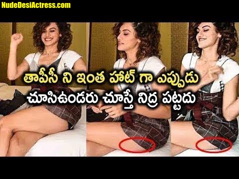 Hot Naked thigh Taapsee Pannu low neck bra visible, NudeDesiActress.pics