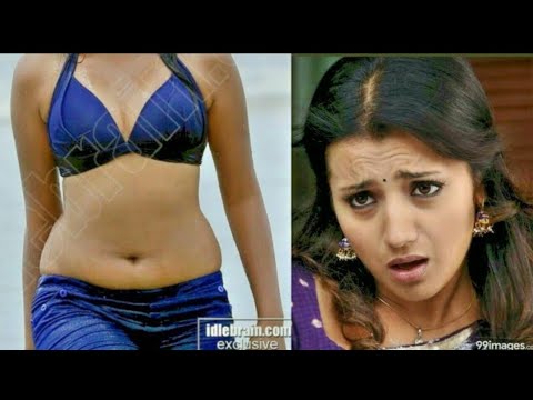 Trisha Krishnan hot sexy navel | Trisha hot navel cleavage | Trisha hot compilation
