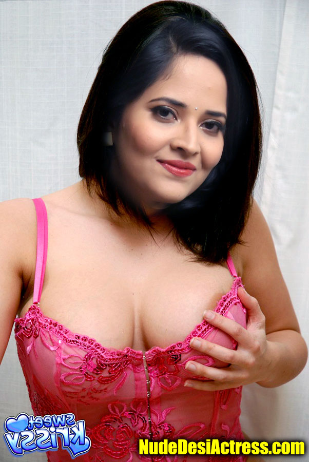 Anasuya Bharadwaj pressing bra nipple visible xxx edit, NudeDesiActress.pics