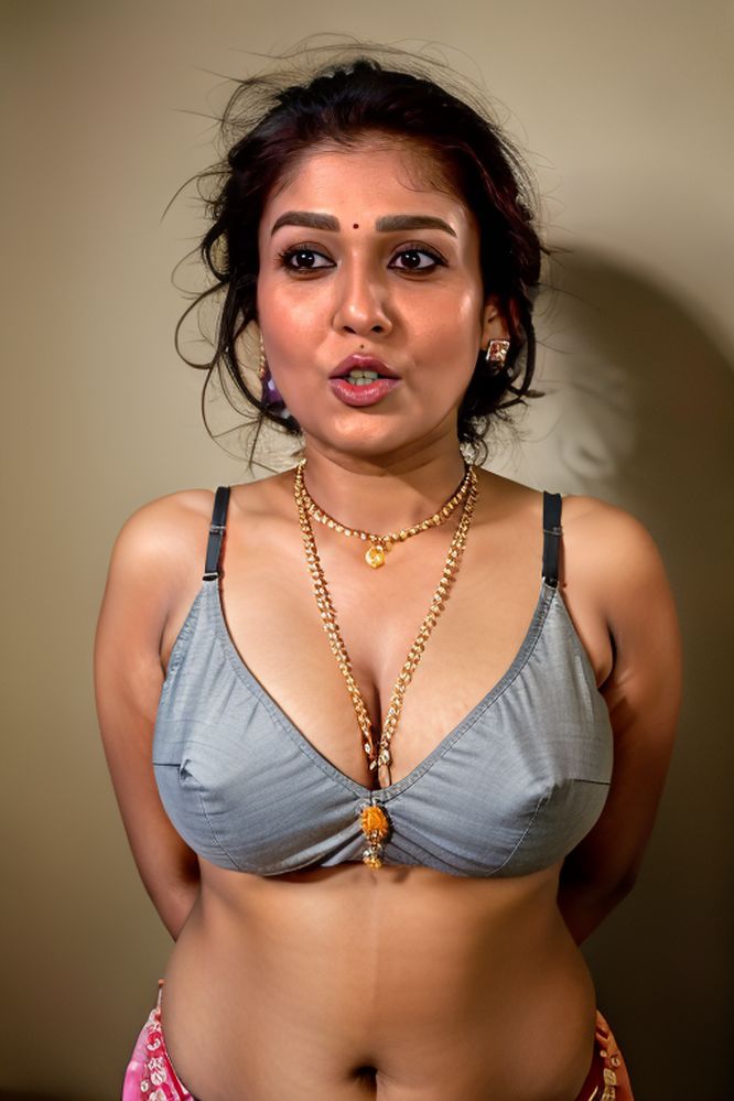 Nayanthara bra with mangalsuta, NudeDesiActress.pics