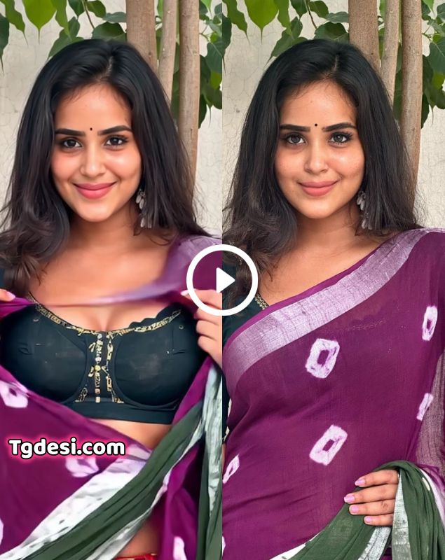Kanmani Manoharan Tamil Actress Removing Dress Exposing Cleavage