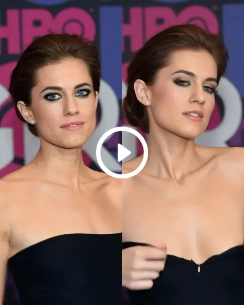 Allison Williams Hot Underwire Bra And Corset Tie Undress Allure Video