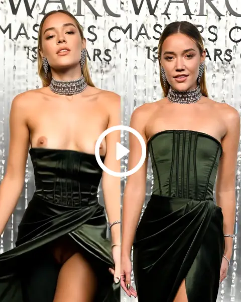 Olivia Ponton Deep Neck Black Lace Bra Remove With Bust Fire Video